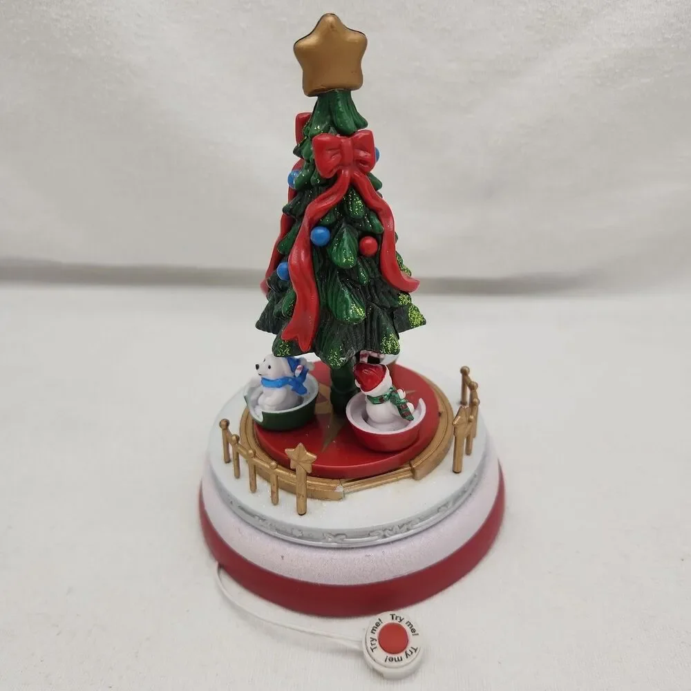 House Christmas Tree Tea Cups Carnival Lighted Musical Pan Asian Creatio Mini 8